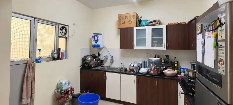 Private room in 2BHK for female flatmate in gated society