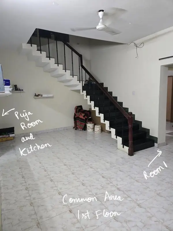 Private Room in 3 BHK in Geetha Colony