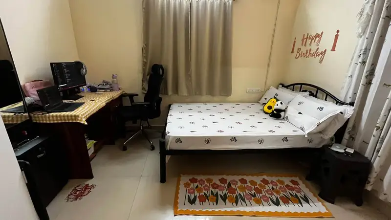 Private Room in 3 BHK in Hoodi